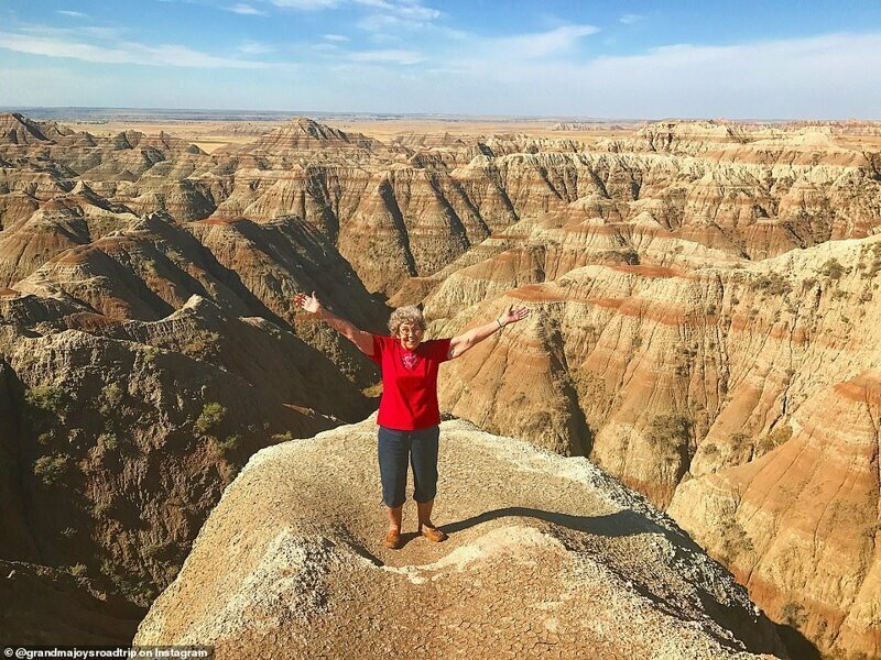 Одиссея по 61 национальному парку США со своей бабушкой(23 фото)
