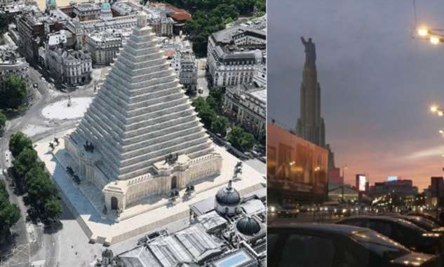 В Лондоне – пирамида, а в Париже – гигантский Слон: какие архитектурные мегапроекты так и не были реализованы